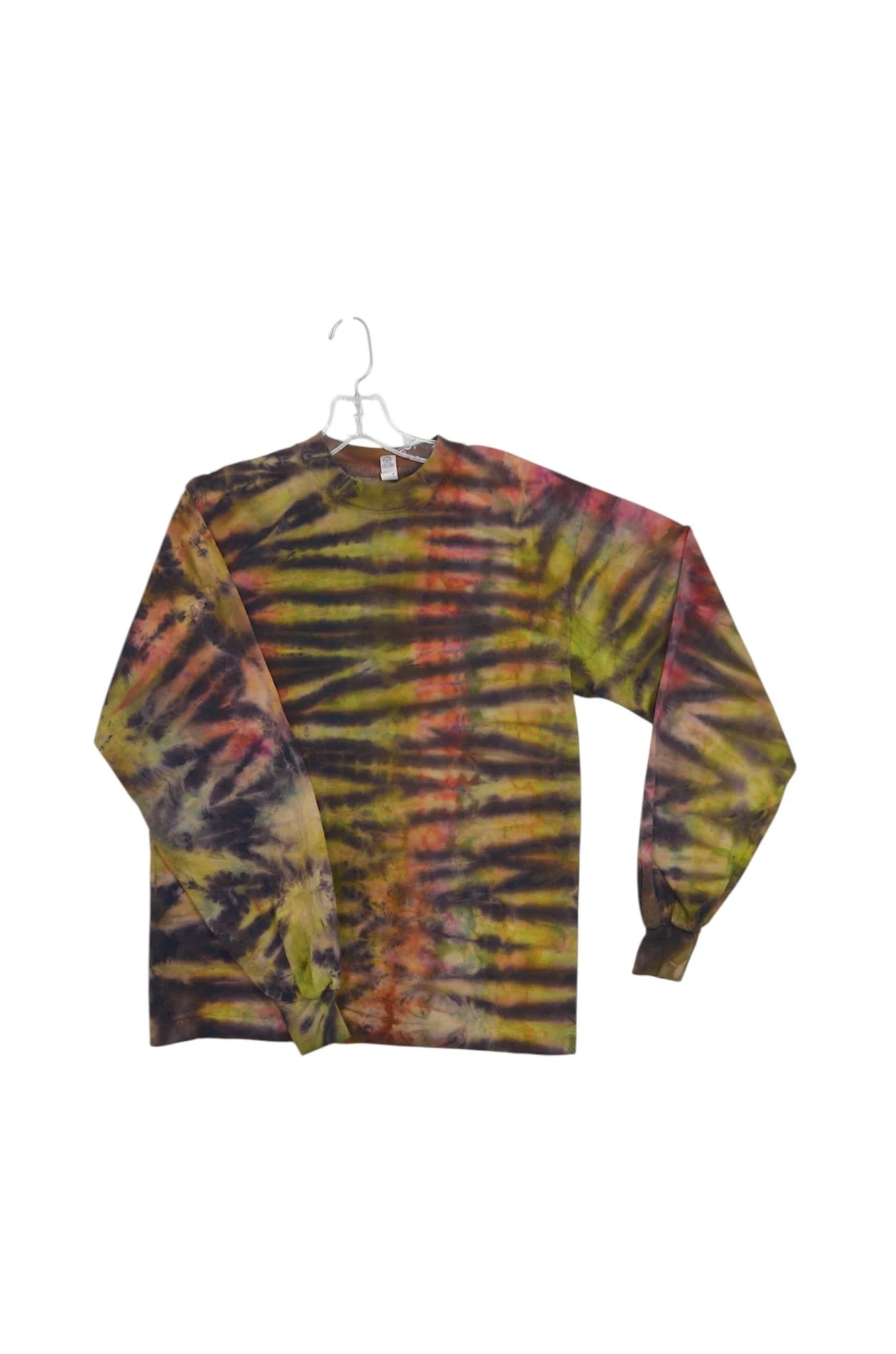 Small "Tiger's Eye" Reverse Dyed Long Sleeve T-Shirt