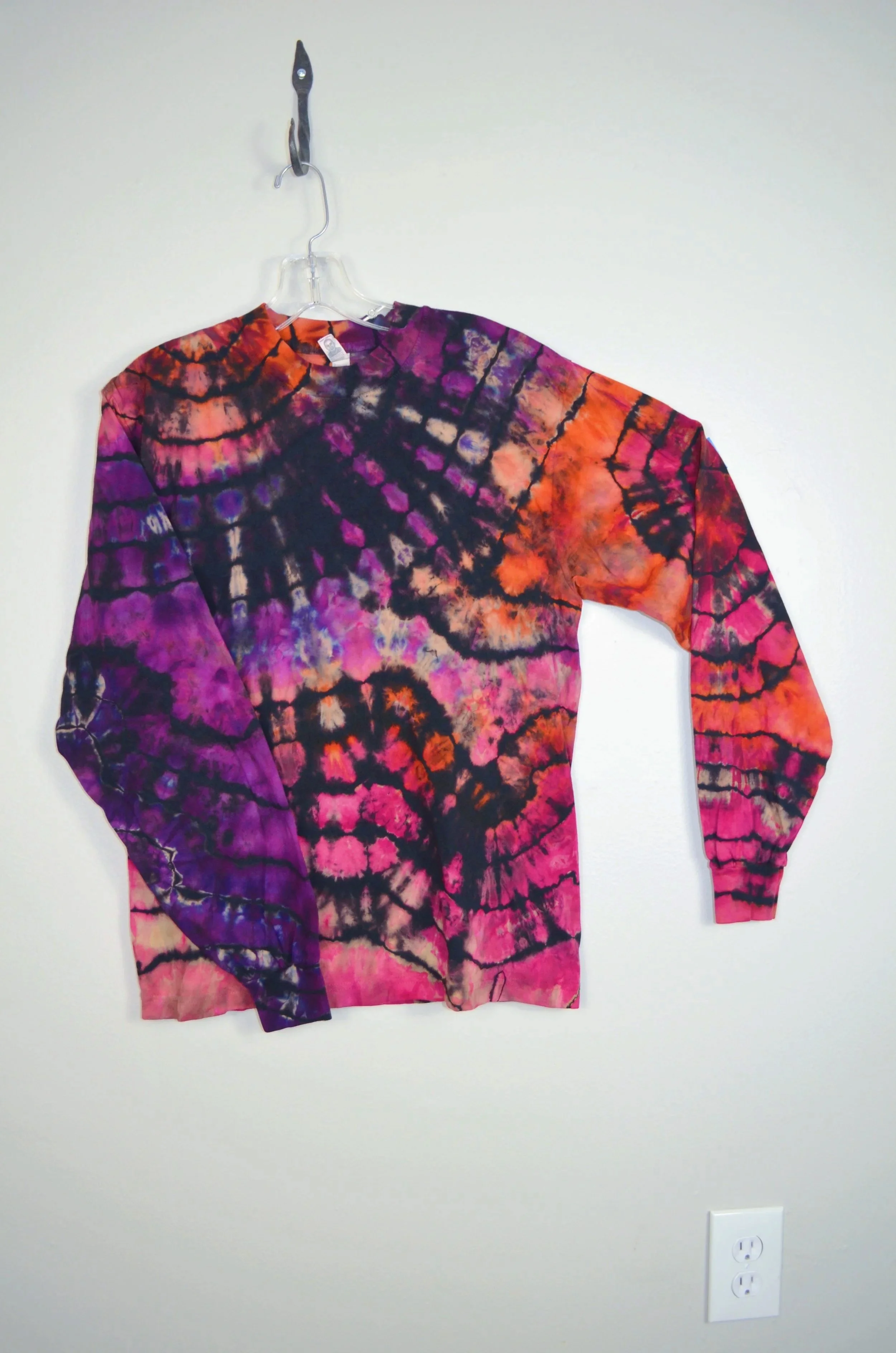 Small "Sometime After Sunset" Reverse Dyed Long Sleeve T-Shirt