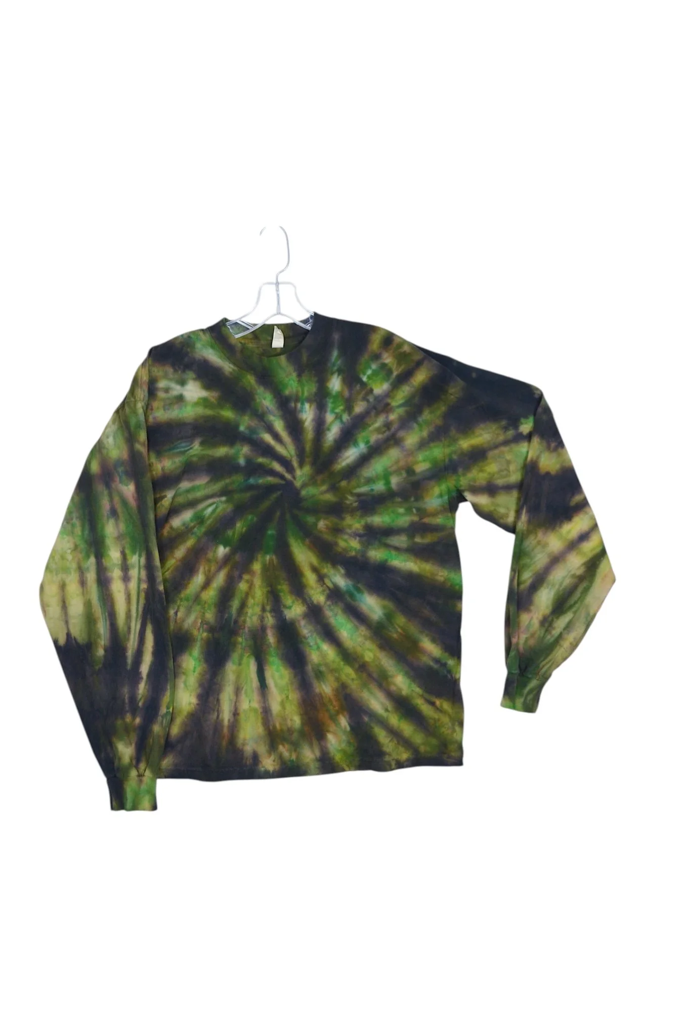 Large "Midnight Grove" Reverse Dyed Long Sleeve T-Shirt