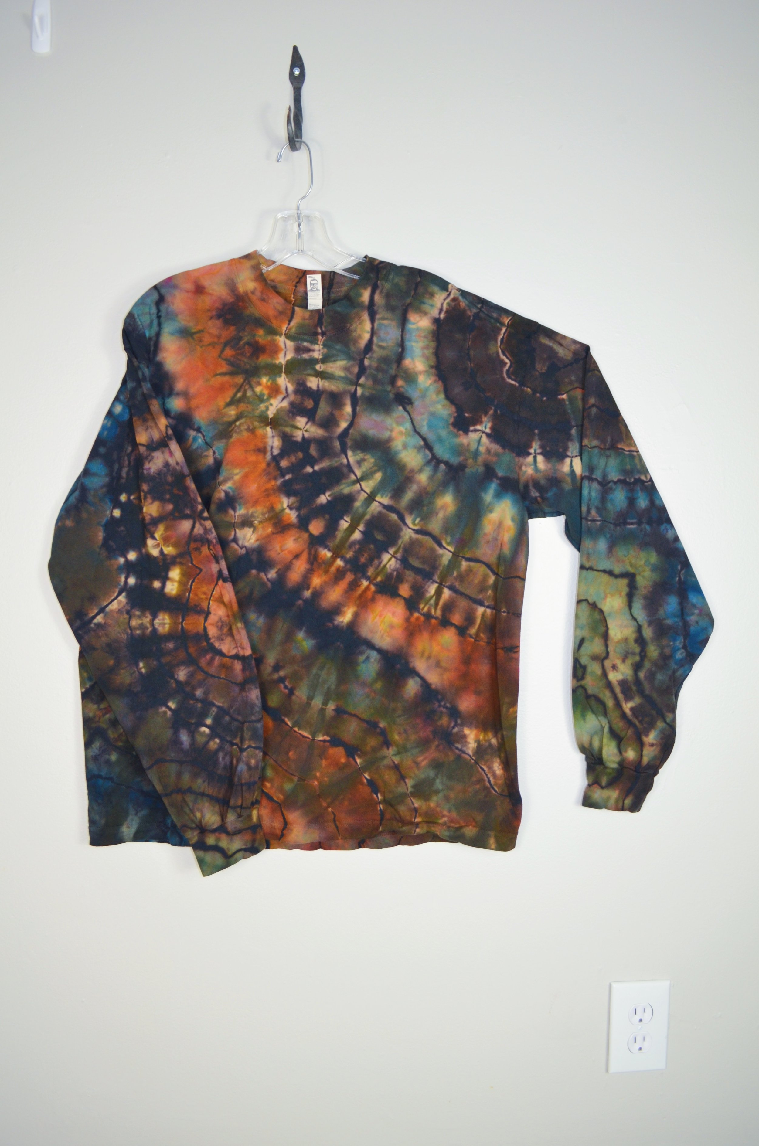Large "Mona" Reverse Dyed Long Sleeve T-Shirt