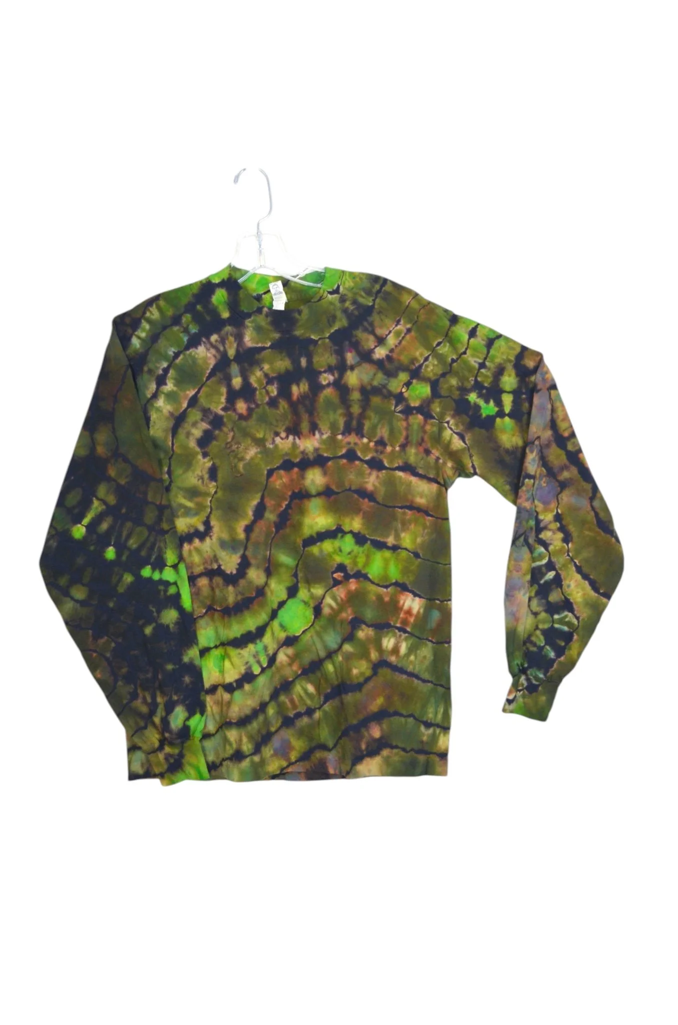 Small "Midnight Grove" Reverse Dyed Long Sleeve T-Shirt