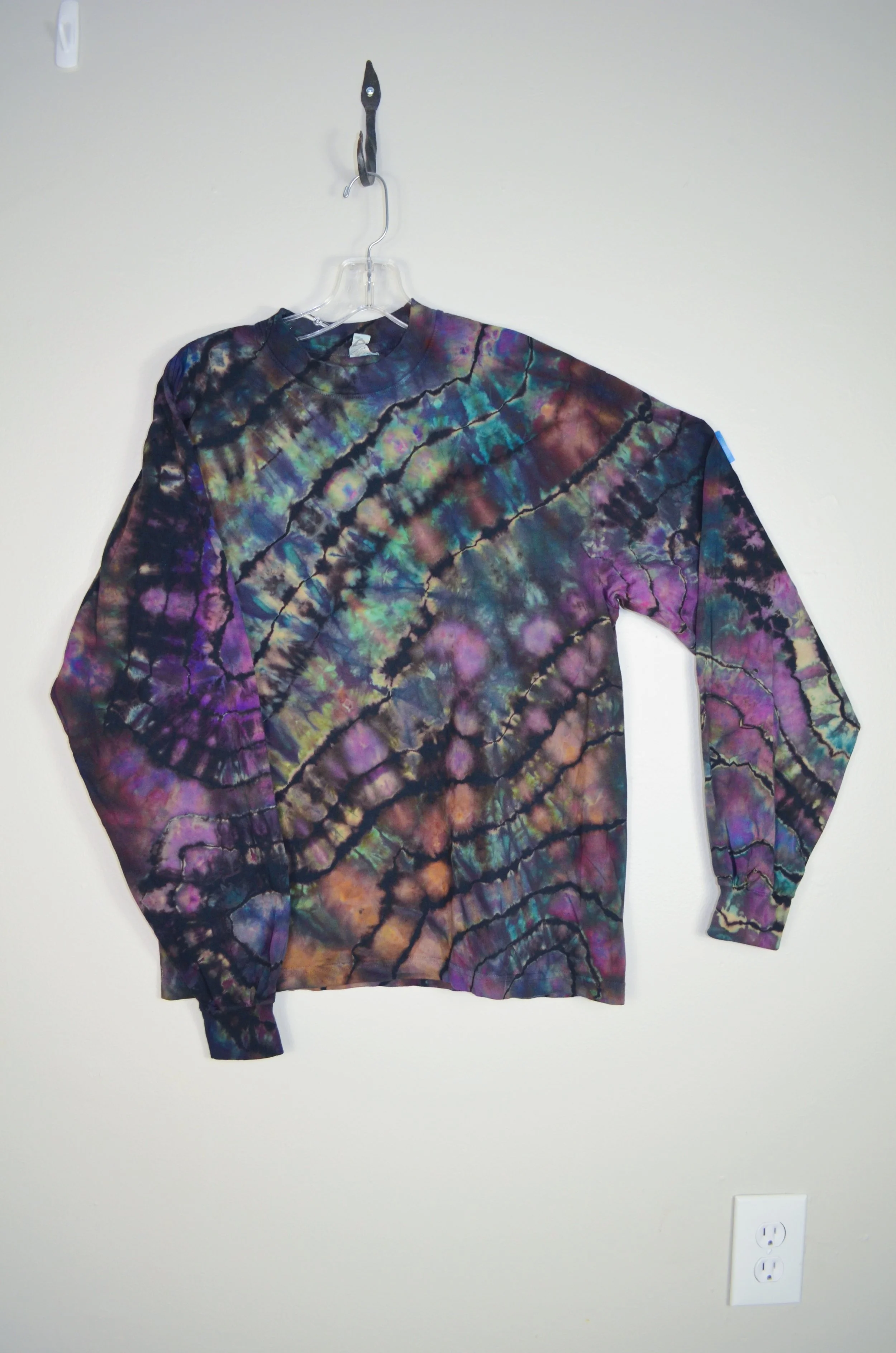 Medium "River Reflection" Reverse Dyed Long Sleeve T-Shirt