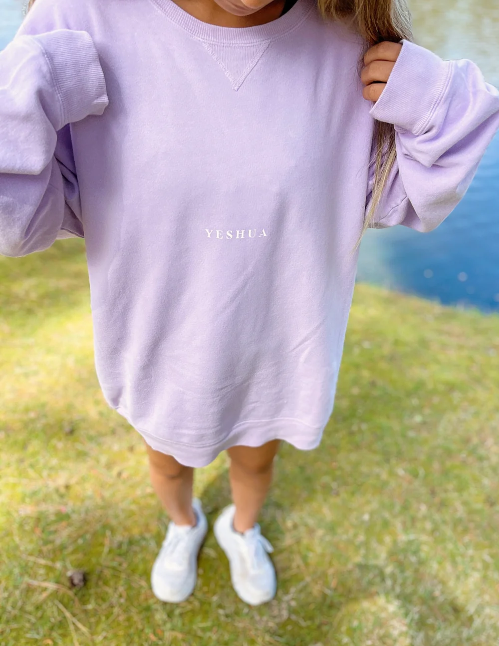 Yeshua Unisex Hoodie - Lavender — Child of God Co.