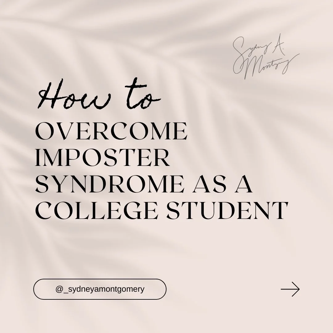 Feeling like you don’t belong? You're not alone. Imposter syndrome affects so many college women. But here’s the truth: YOU are capable, YOU belong, and YOU deserve to be here. 💪🏽
Swipe through for tips on how to overcome these feeling