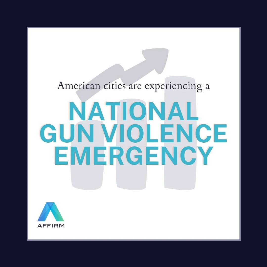 This year's data shows that shootings in major cities have significantly increased compared to the same time last year - it is our job to increase #research and #education around firearms to prevent future acts of injury and death. #StandAFFIRM