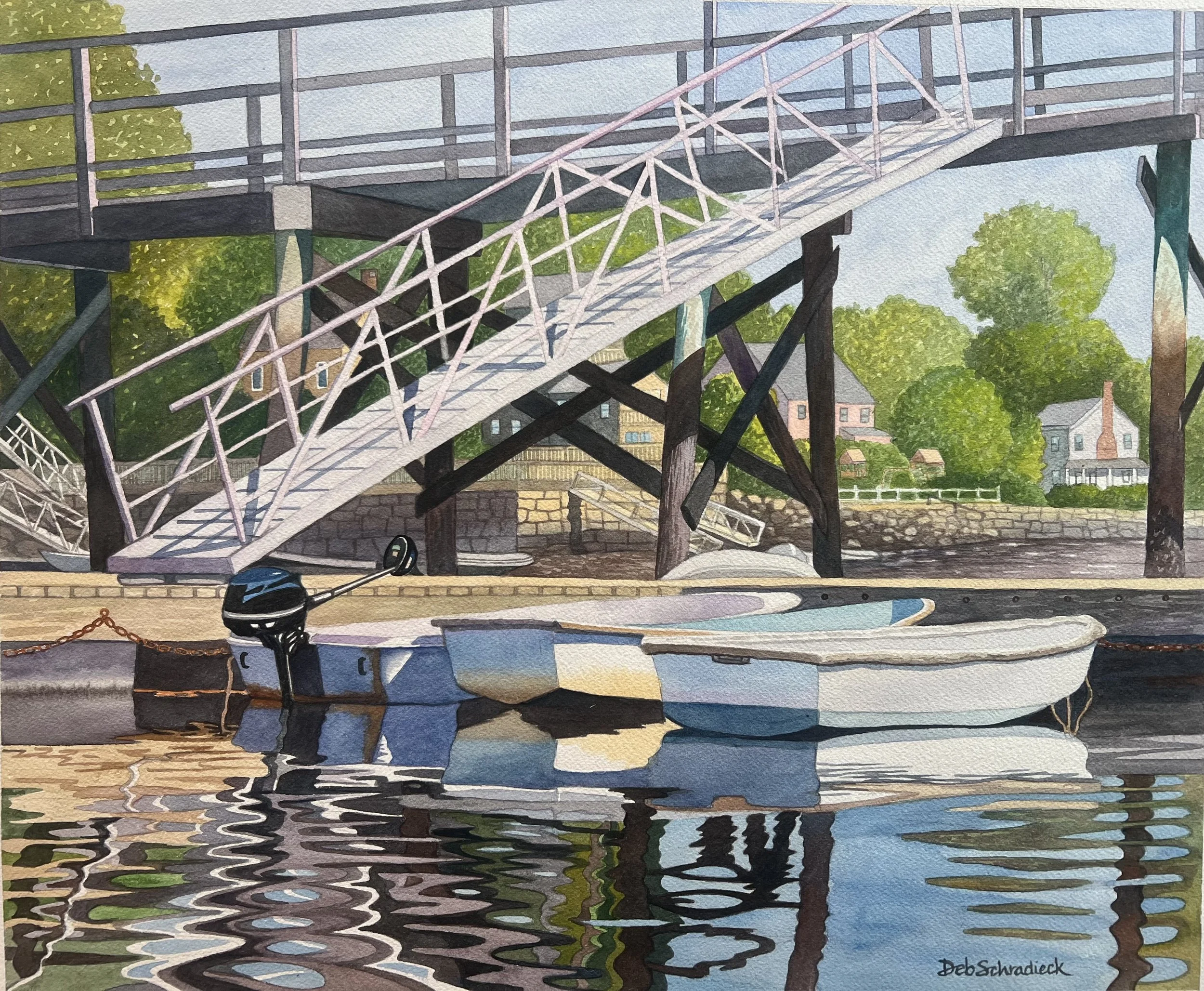 Low Tide in Lobster Cove            $ 1,200