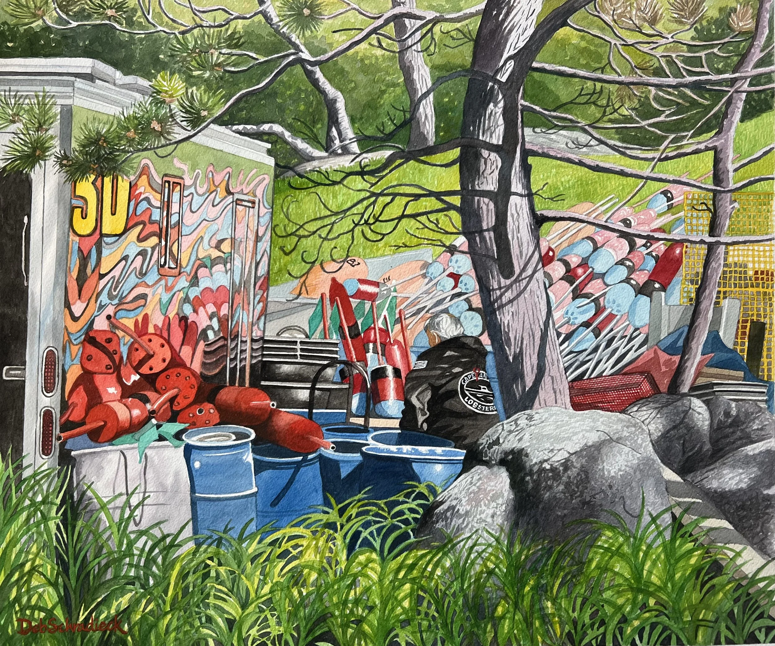 A Lobsterman and his Gear             $750