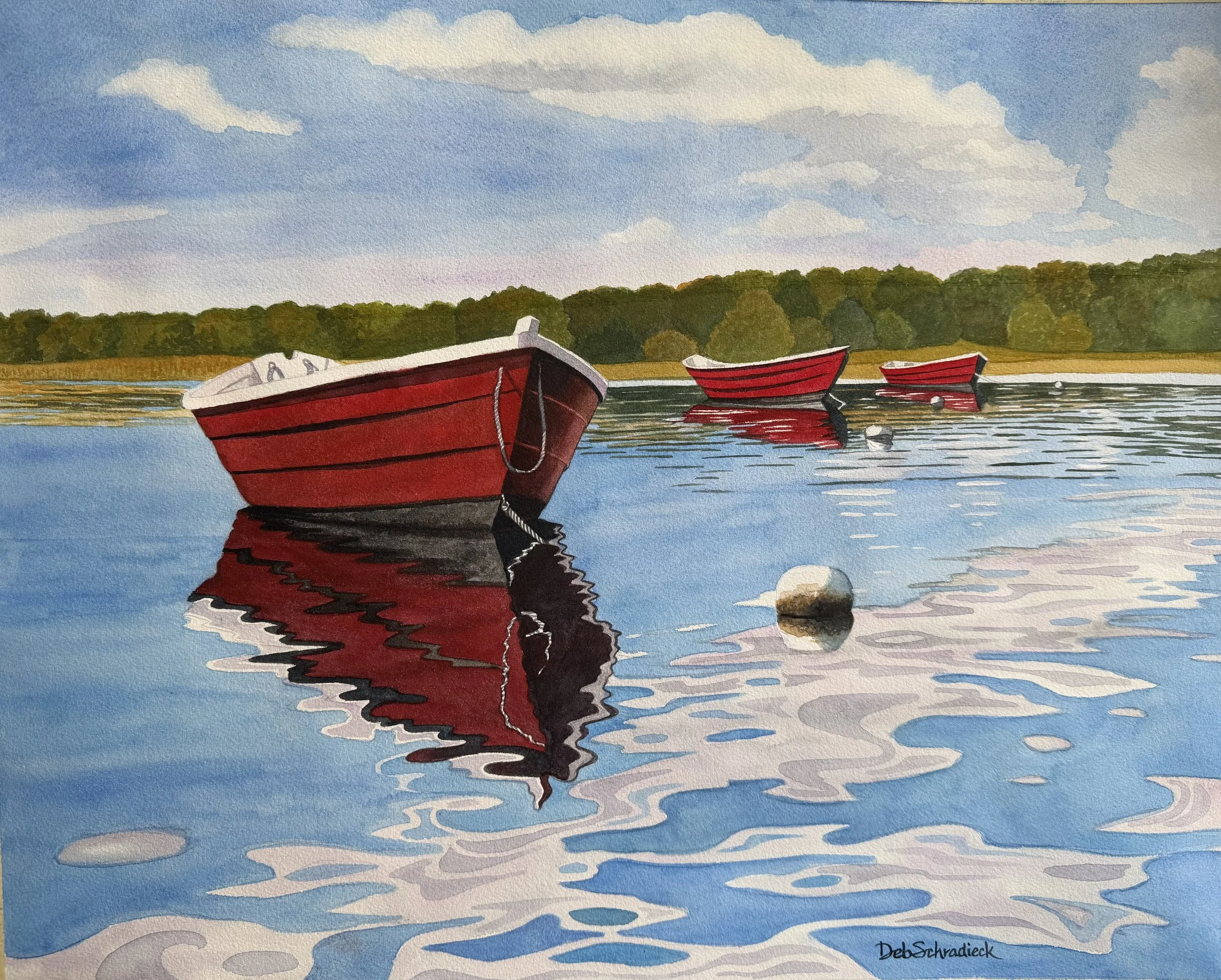 September in Jones Creek  $ 750 framed/$600 unframed