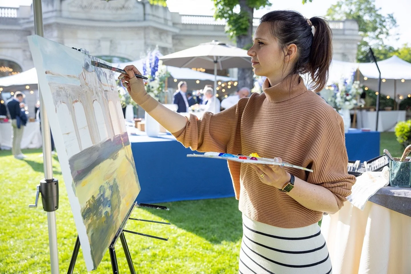 Thanks Yves Colas for this photo of me painting ☺️