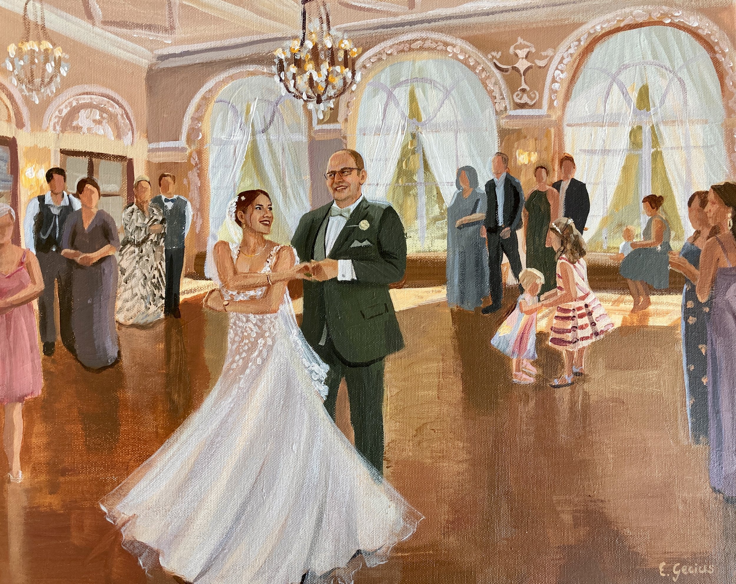 Live Painting Hochzeit