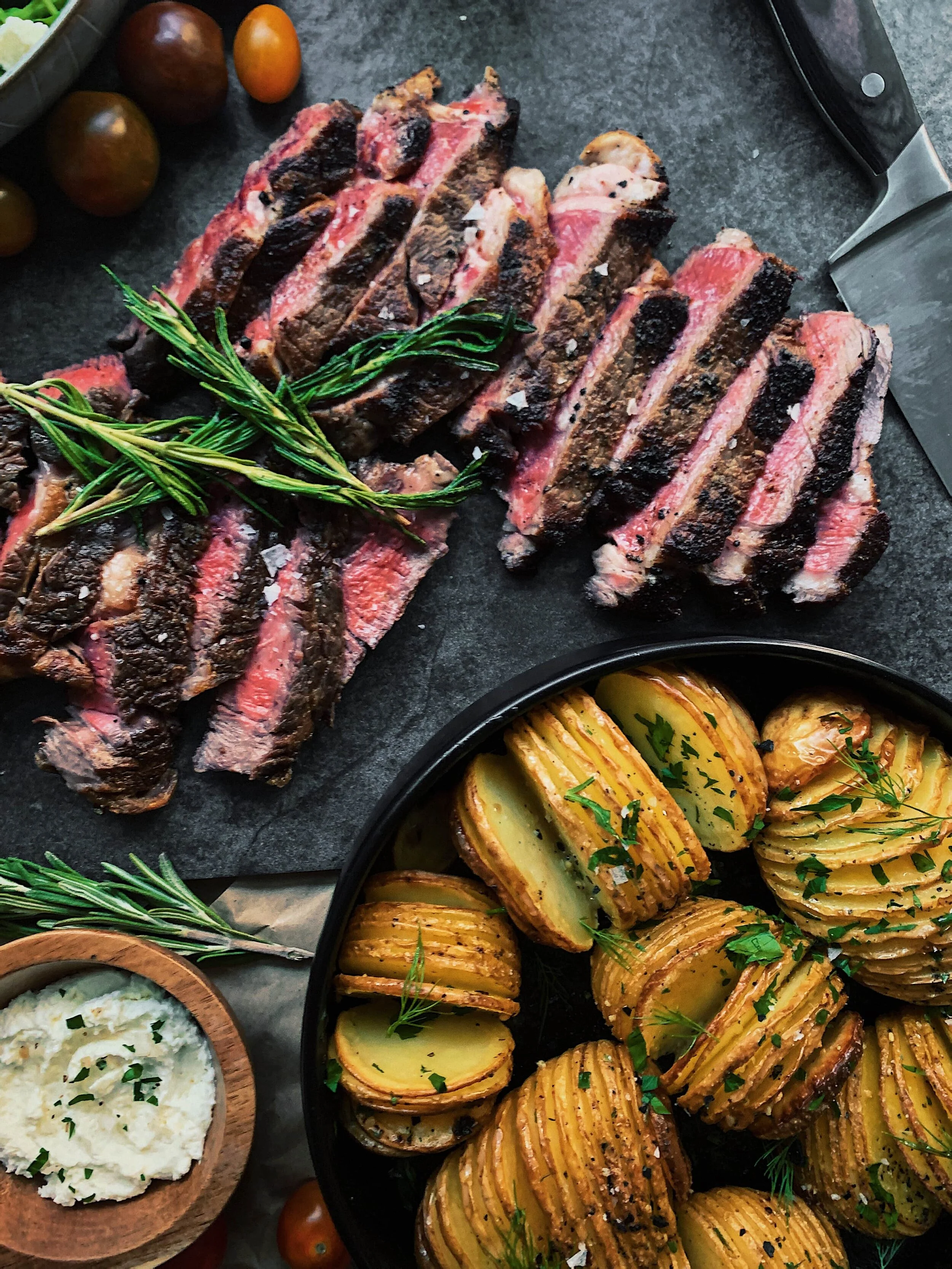 Hasselback and steak-min.JPG