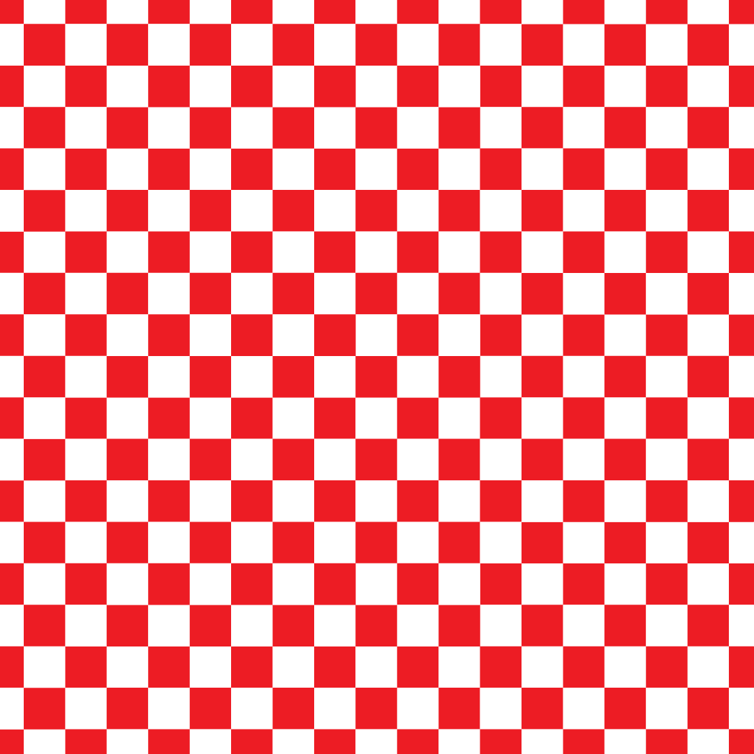 Red and white checkered pattern resembling a picnic tablecloth.