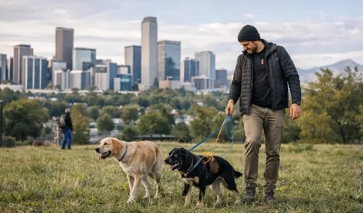 Trusted dog sitter providing dog walking in Denver Colorado
