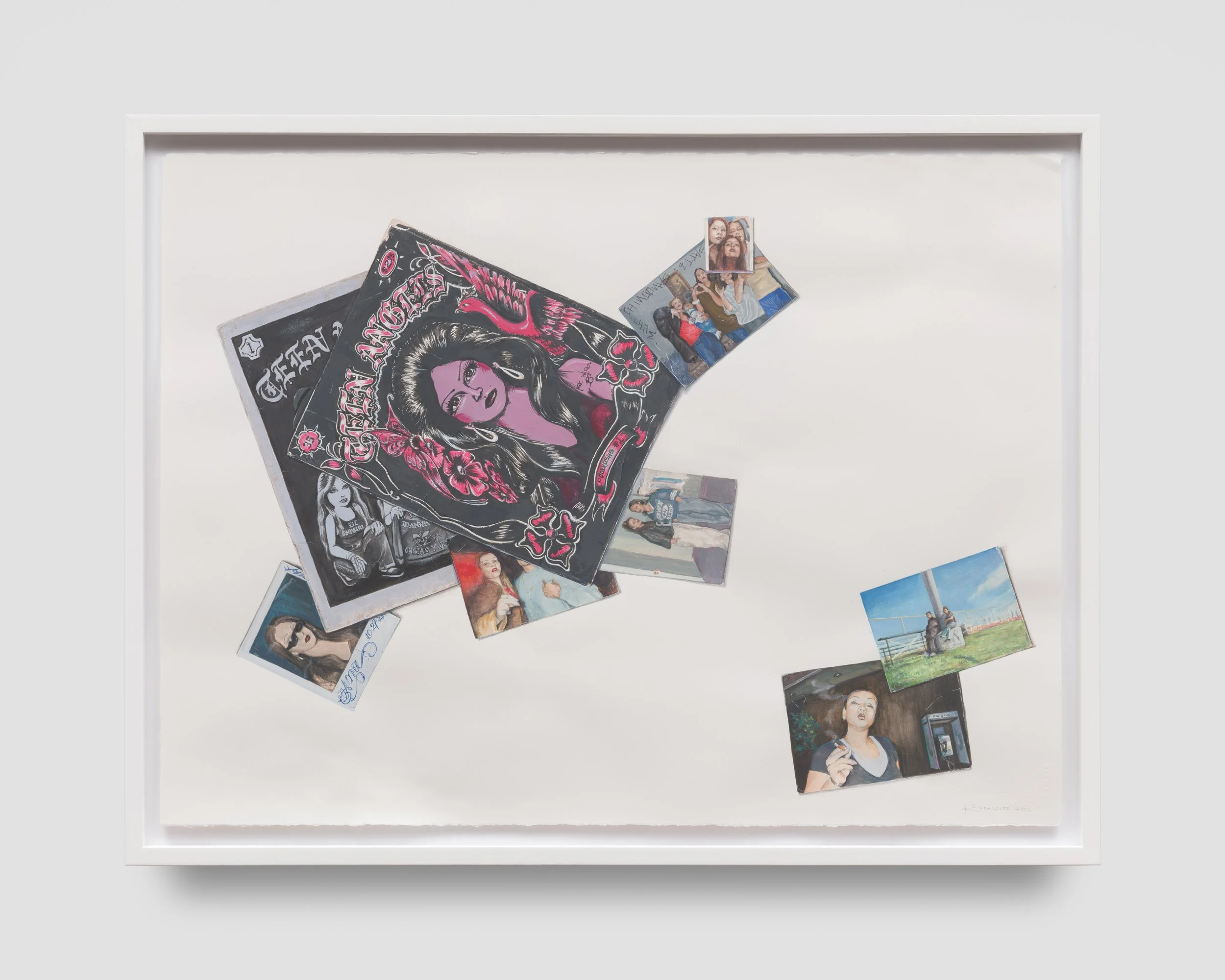  Fotos y recuerdos: Poderosas  
Graphite and soft pastel on paper 
24 x 36 inches 
2025