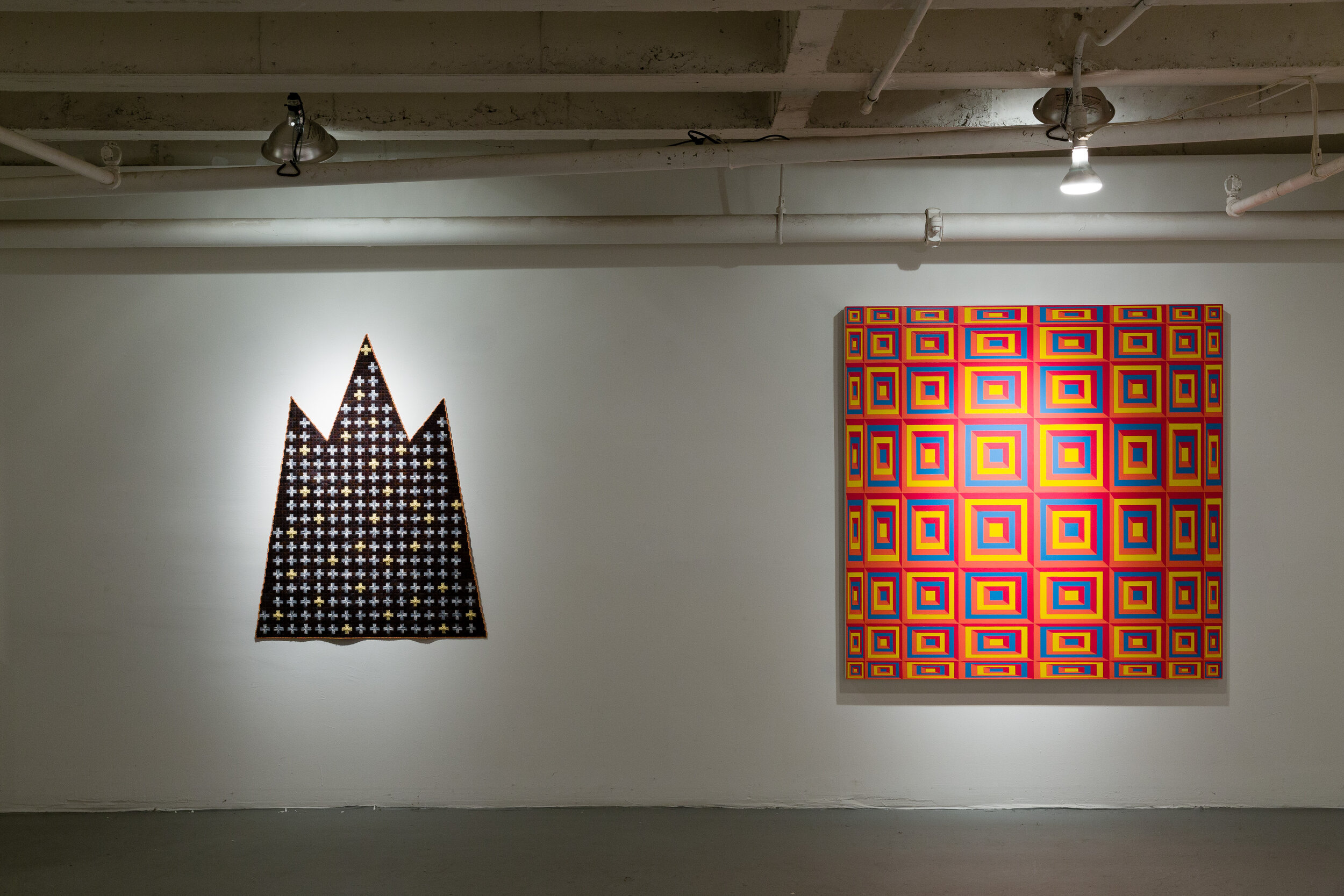   Cut From The Same Cloth , Curated by John Weston, Installation at CJG, January 2015 