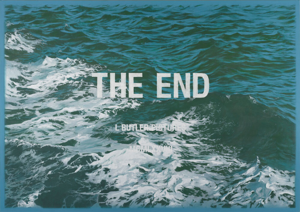  The End IX, Acrylic on canvas, 38 x 54 inches, 2012 