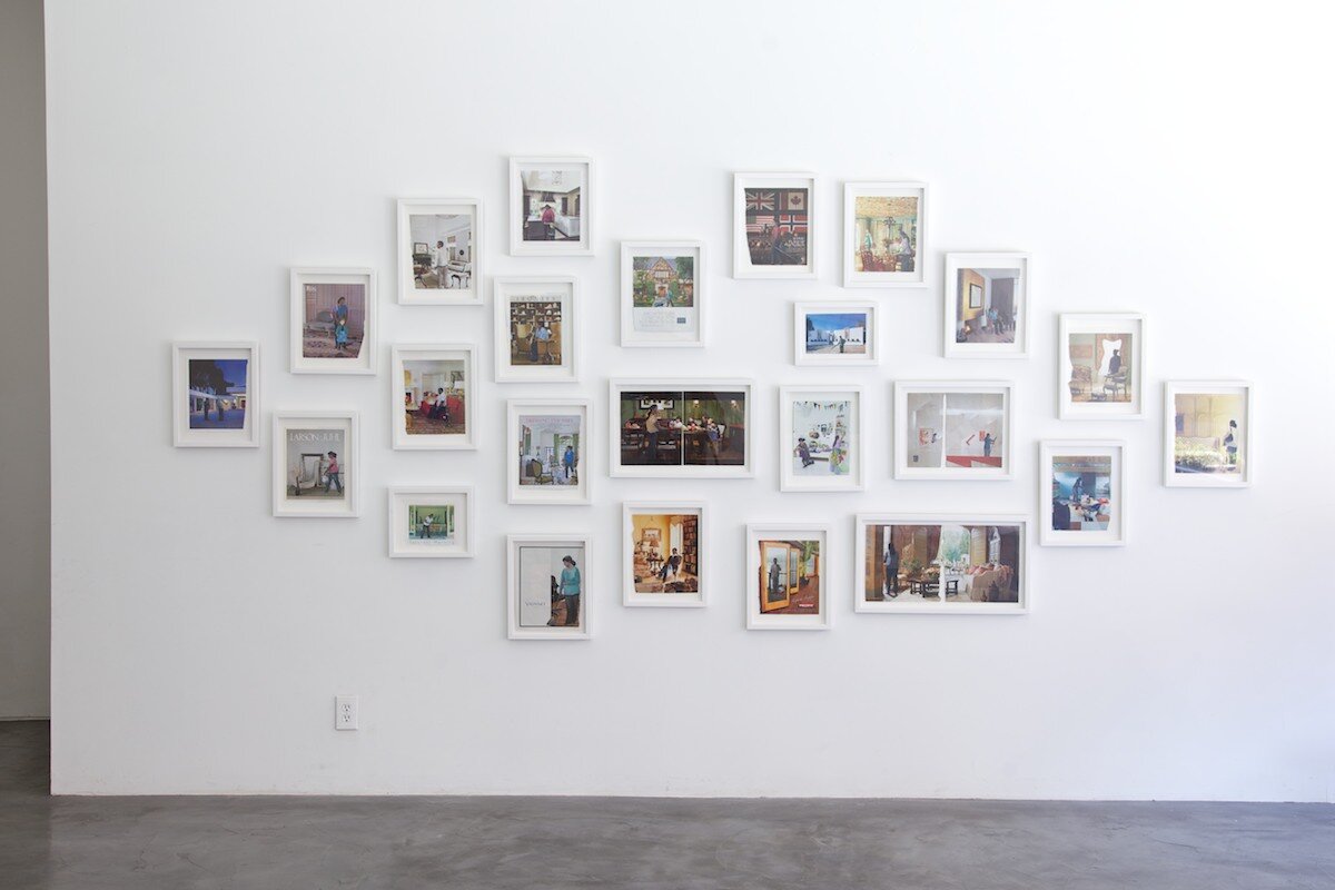  Jay Lynn Gomez,  Domestic Scenes , in Installation at CJG, Jan 2014  Photo: Osceola Refetoff 