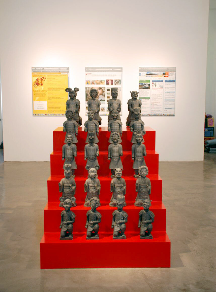  Lizabeth Eva Rossof,  “Hey China!” , installation at CJG, January 2010 