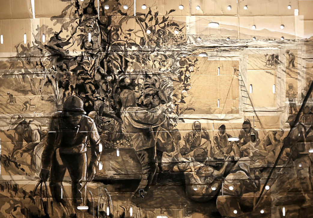 Narsiso Martinez in “Cardboard: Infinite Possibilities” at Wönzimer Gallery January 2 – 30, 2026 ⟶