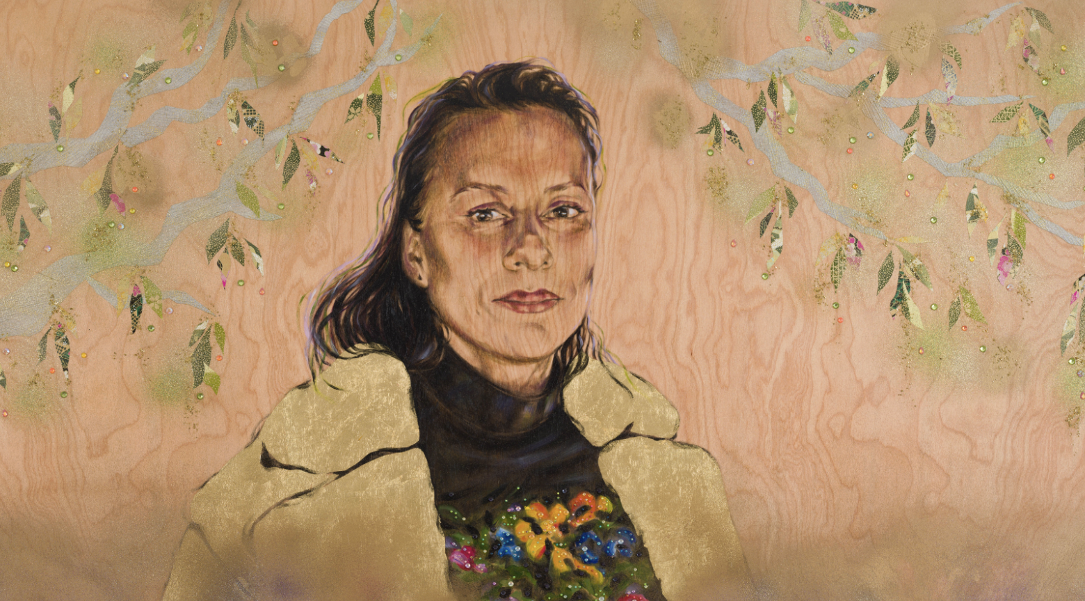 Shizu Saldamando in “KIN: Portraits of the Escalette Collection” at Escalette Permanent Collection of Art at Chapman University on view February 2 – March 19, 2026 ⟶