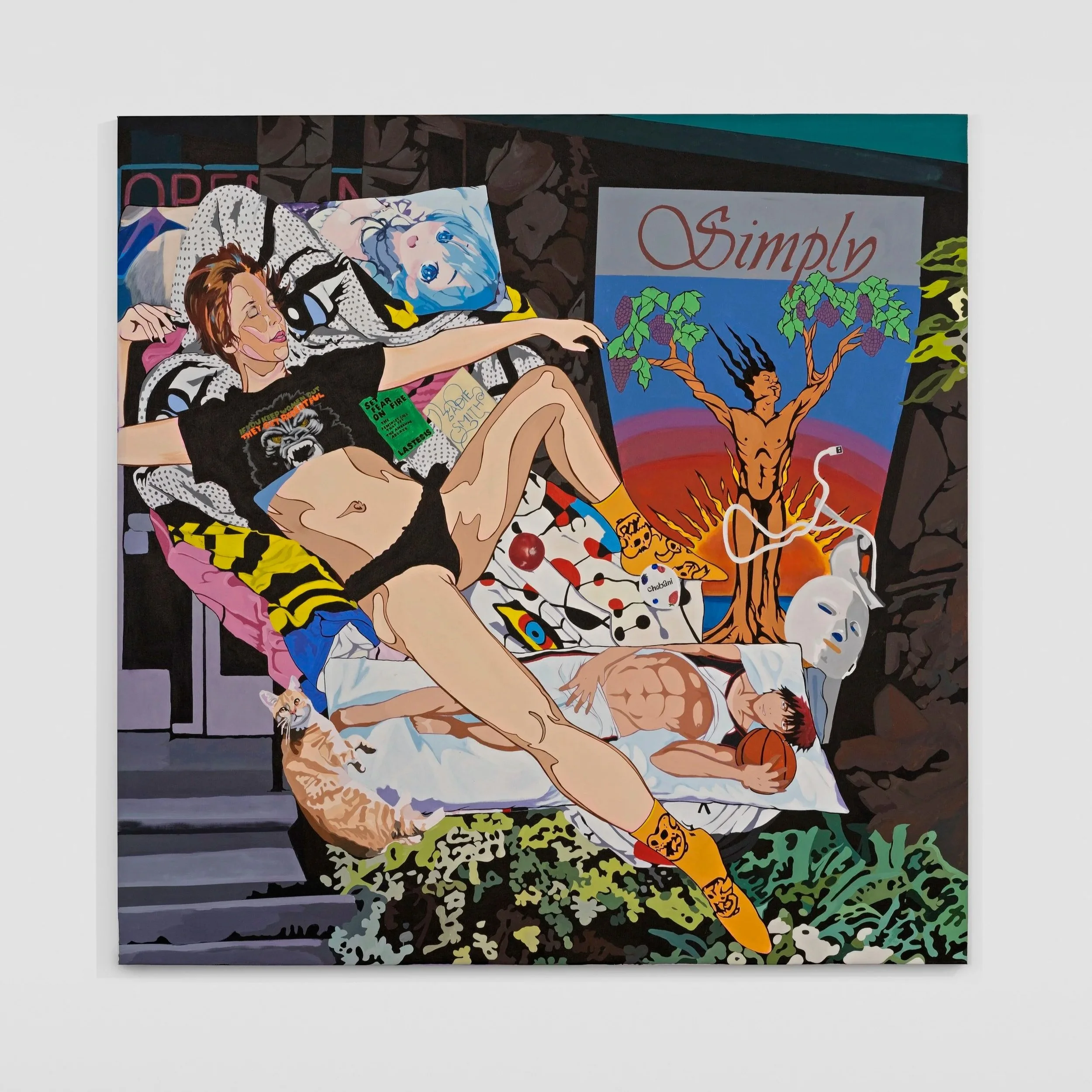  Wicked City 6  
Acrylic on Canvas 
72 x 72 inches 
2023