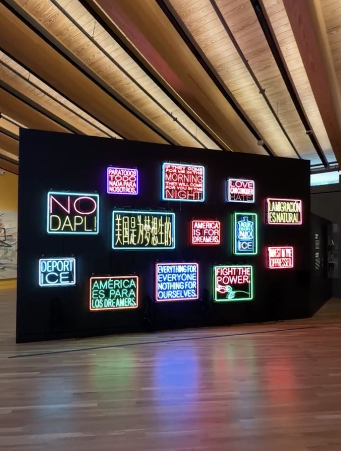 Patrick Martinez Neon Installation on view at Crystal Bridges Expansion ⟶