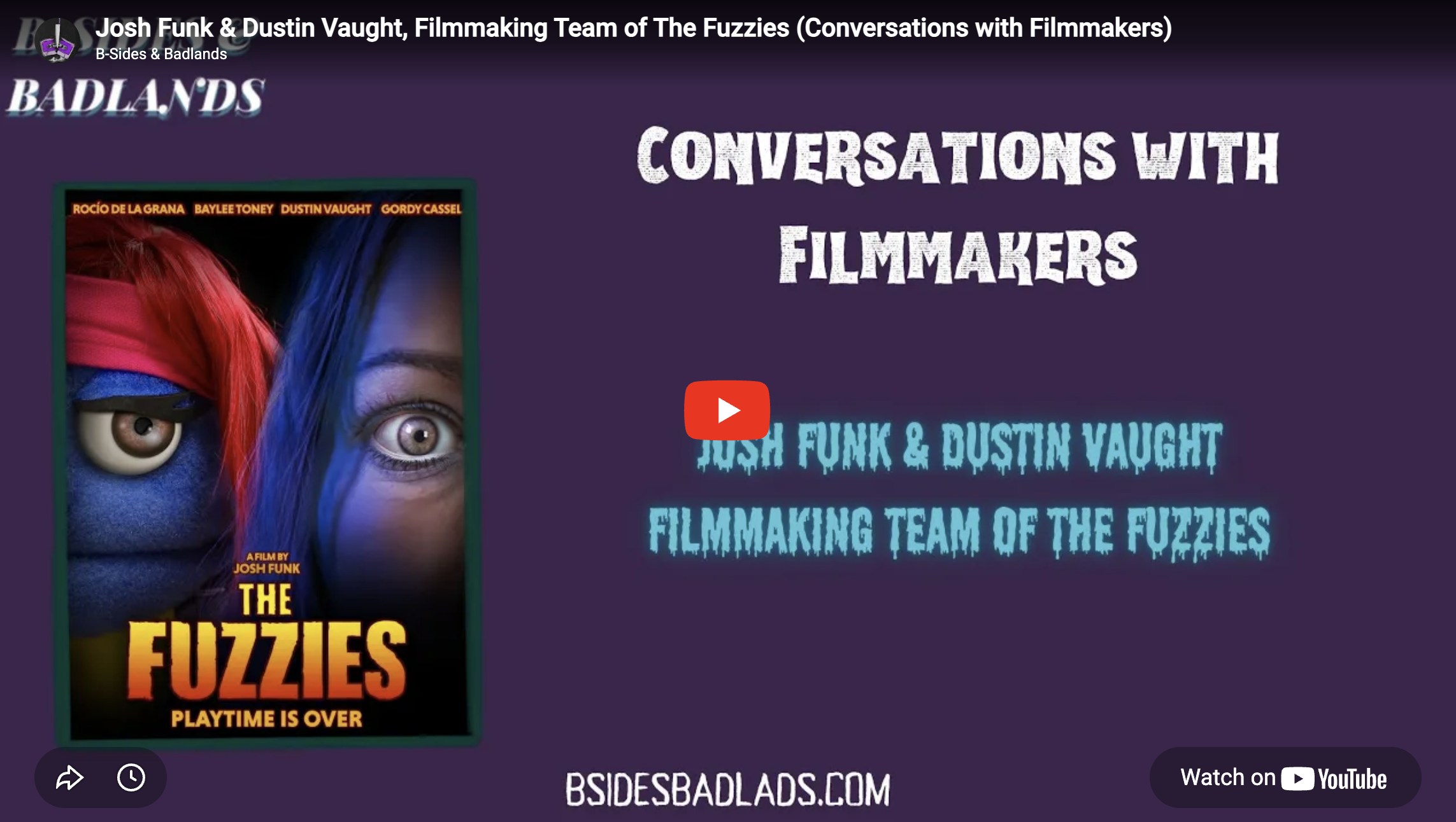 Josh Funk &amp; Dustin Vaught, Filmmaking Team of The Fuzzies (Conversations with Filmmakers)