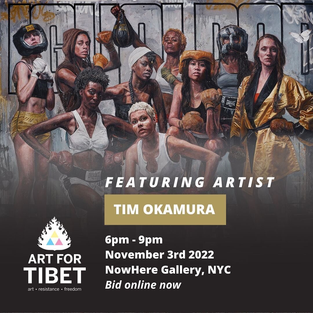 Art for Tibet is excited to feature this special hand embellished print by the remarkable NYC-based Tim Okamura from his &ldquo;Round Zero&rdquo; series. 

Tim Okamura investigates identity, the urban environment, metaphor and cultural iconography th