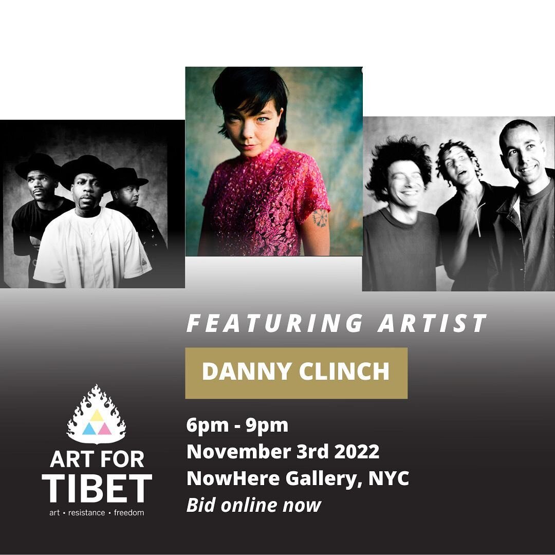 This year&rsquo;s Art for Tibet includes three amazing photographs taken by the renowned music photographer Danny Clinch. These three photos of Bjork, the Beastie Boys, and Run DMC, respectively, were all taken at the 1997 Tibetan Freedom Concert in 