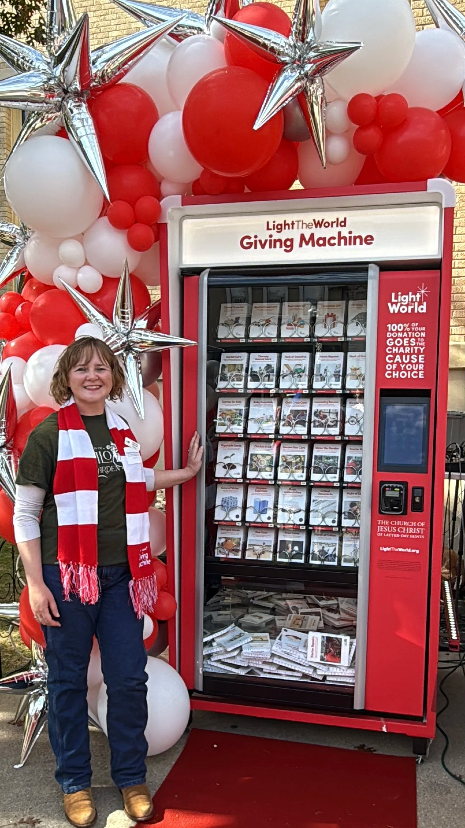 Giving Machine celebration
