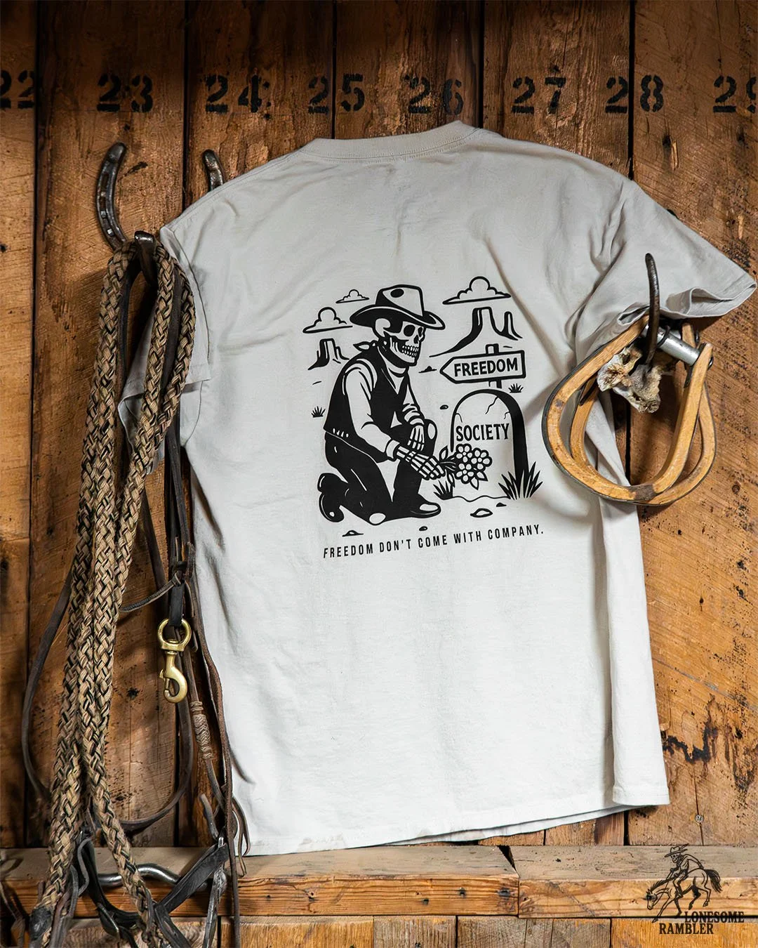 Society Logo Tan T-Shirt Photo 1.jpg