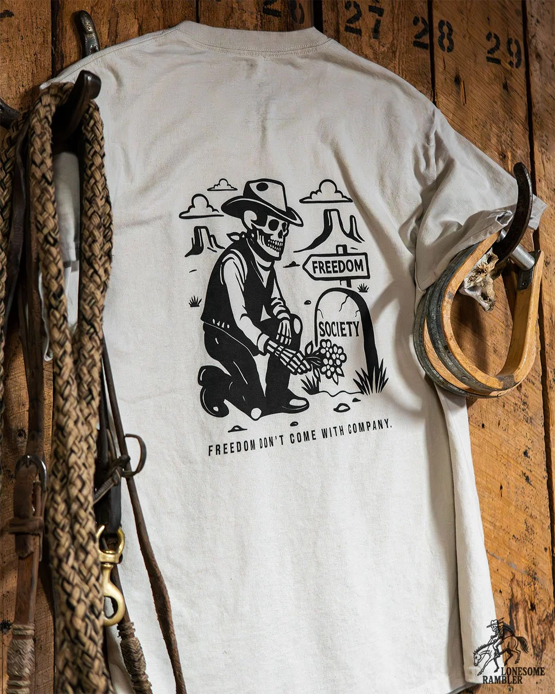 Society Logo Tan T-Shirt Photo 2.jpg