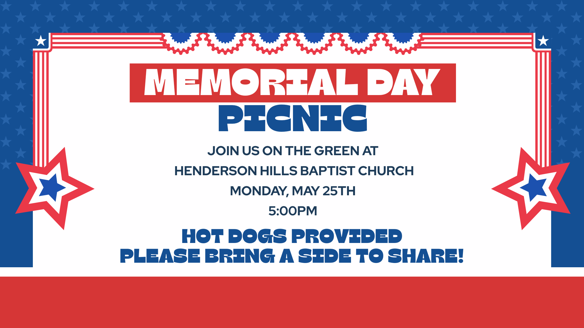 Memorial Day Picnic