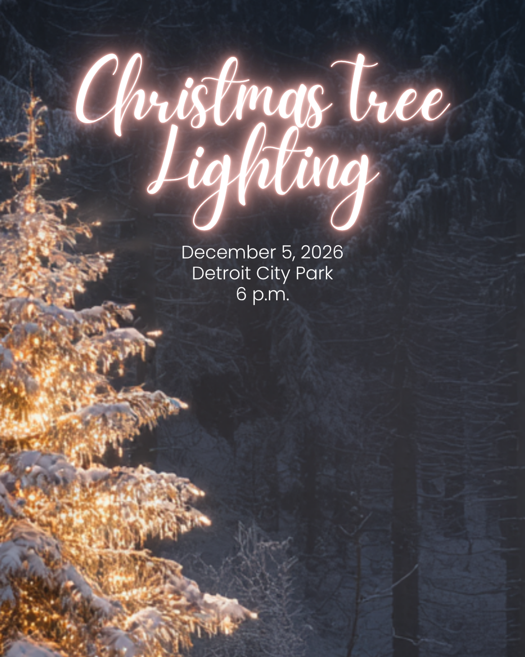Detroit Community Christmas Tree Lighting
