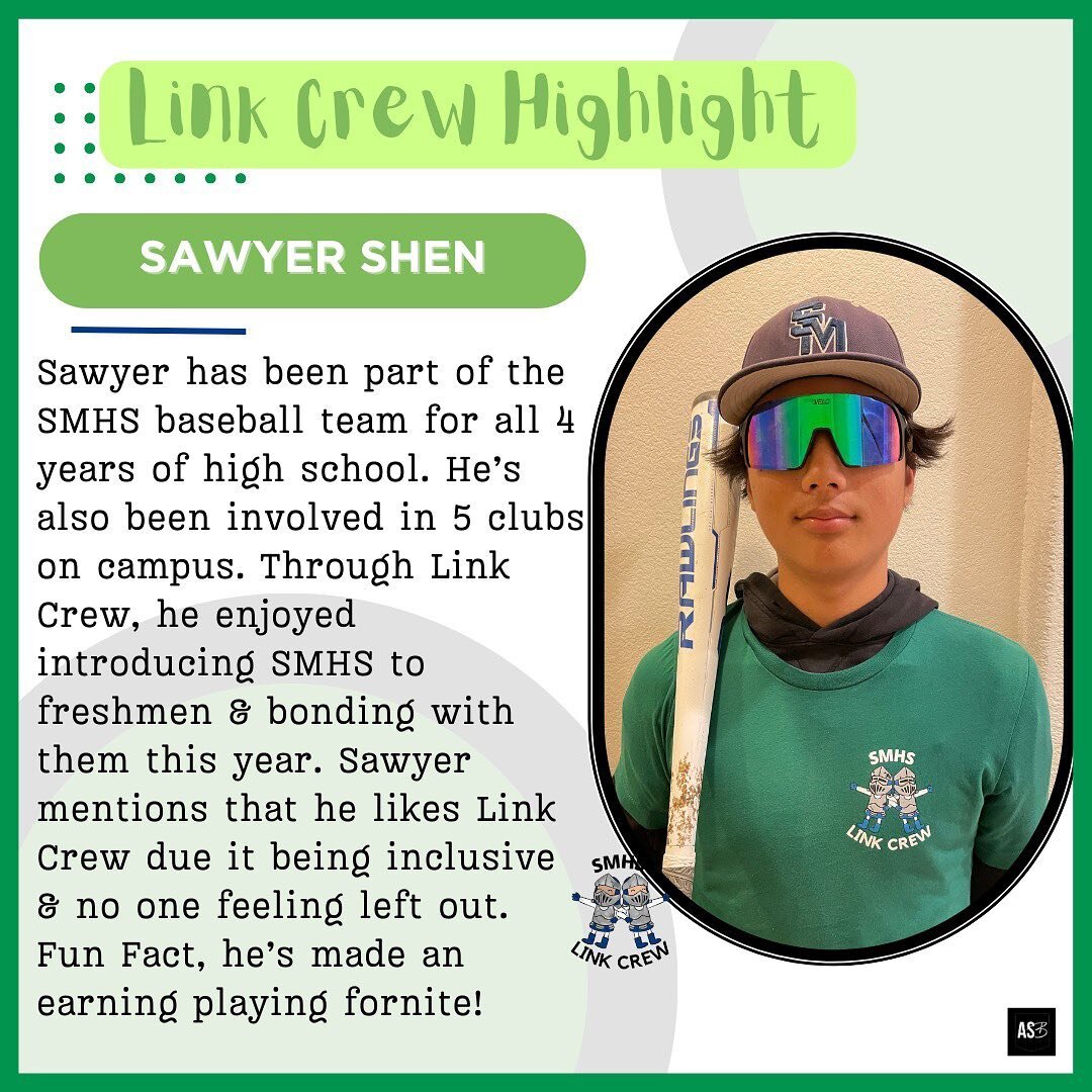 LINK CREW HIGHLIGHT: SAWYER SHEN