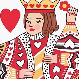 Love our queen of hearts card? Order it today on our website!!! 🥰
