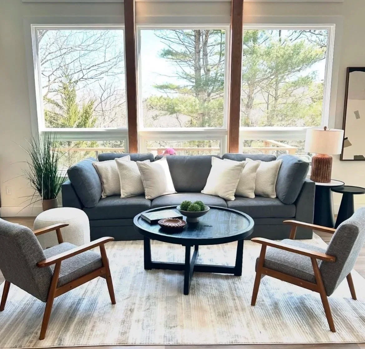 My favorite staging was featured in the Boston Globe