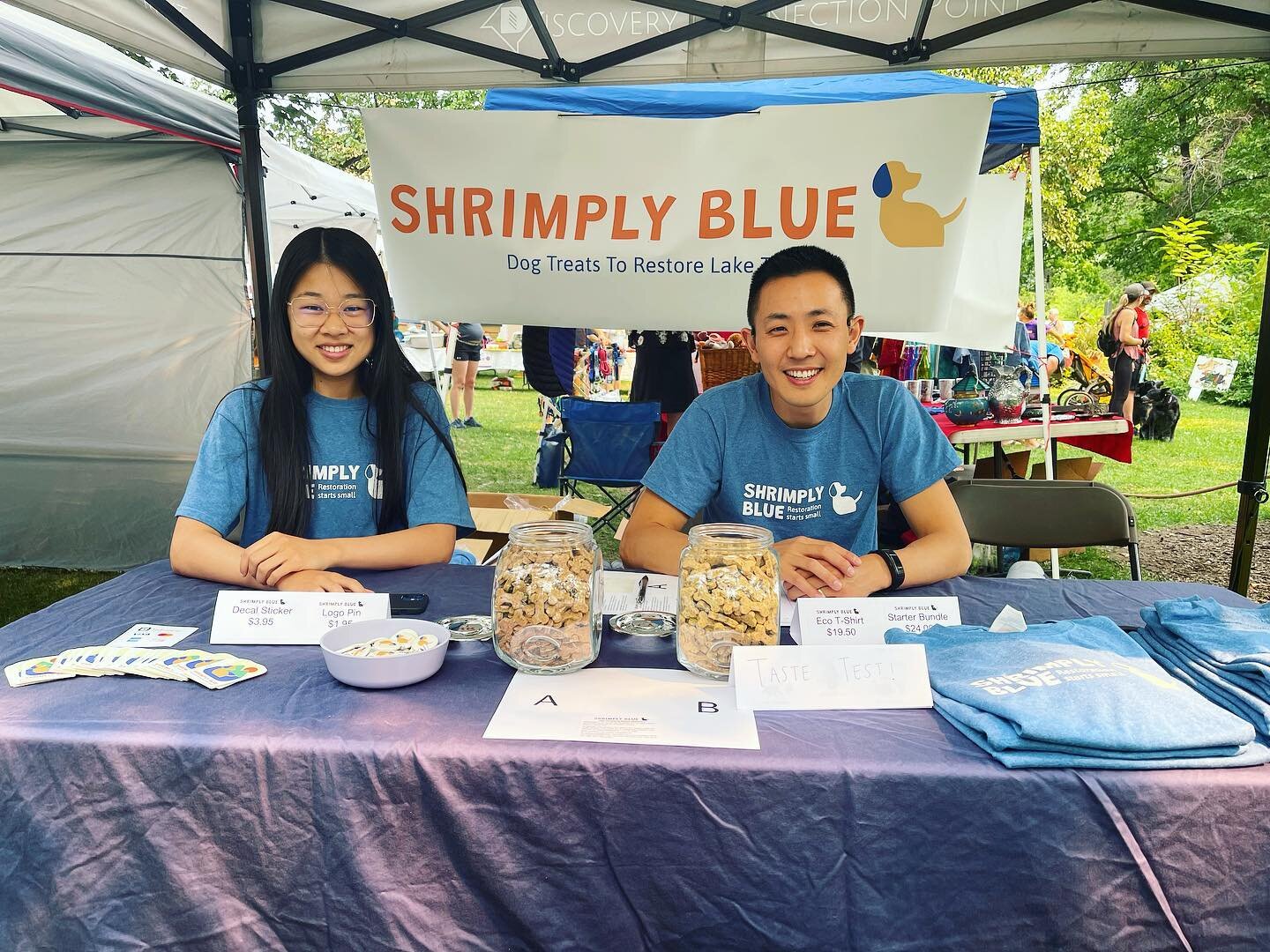 We had a great time at Art Paws over the weekend! The Shrimply Blue team got to meet so many locals from Reno &amp; Tahoe who care about the environment and clearing mysis shrimp from Lake Tahoe. Also, we met so many adorable dogs! Thank you, @artpaw