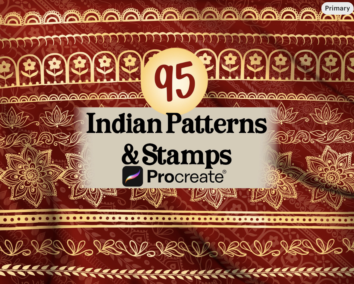 97 Indian Pattern, Henna, Embroidery Brushes for PROCREATE! Indian fashion, Indian fashion patterns, Henna, Mehndi, Paisley, Indian Florals