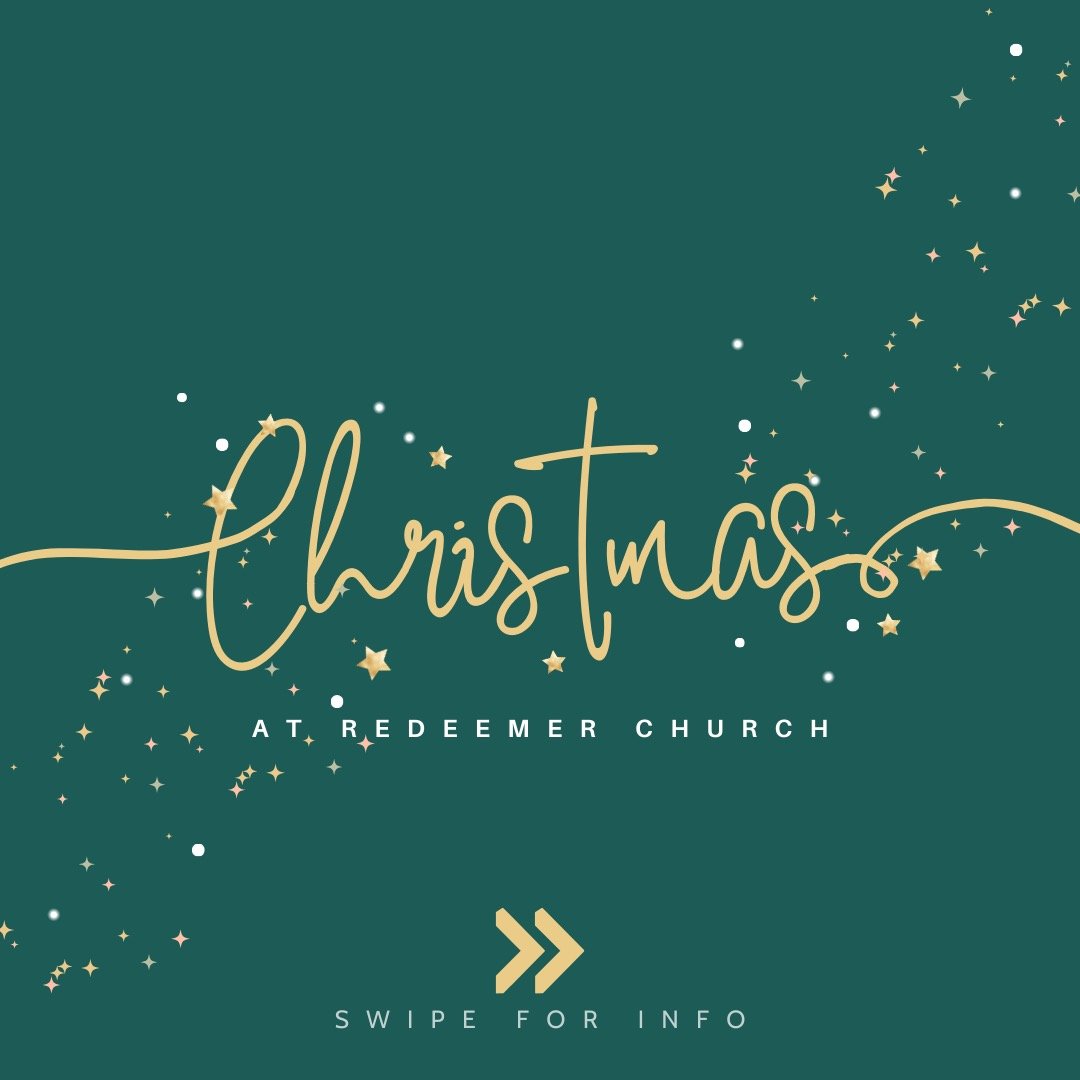 We would love to see you at one of our Christmas services on the 21st December! More info at: redeemerplymouth.uk/christmas