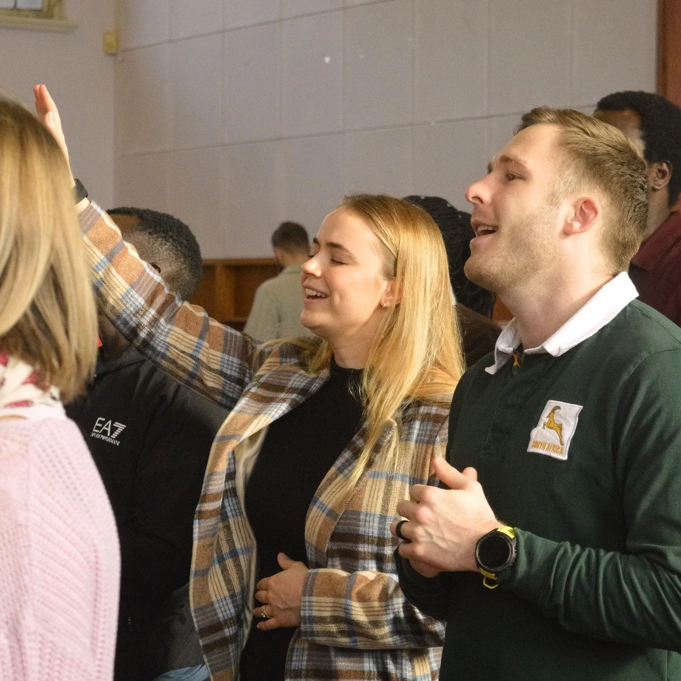 Sundays.

A room full of ordinary people.
Worship.
Communion.
A message centered on Jesus.

No hype. No pressure. Just space to pause, refocus, and remember what matters. We sing together, pray together, and look at what Jesus taught &mdash; and why 