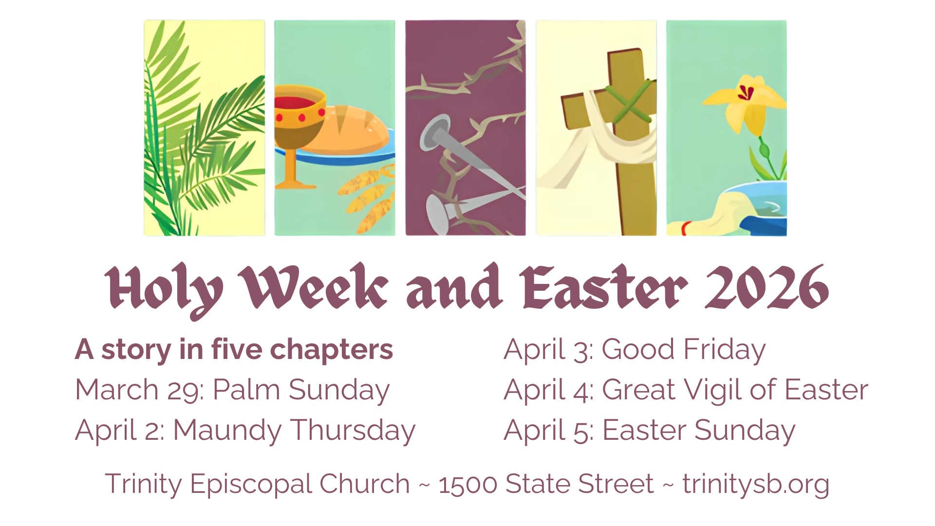 Holy Week and Easter Services 
