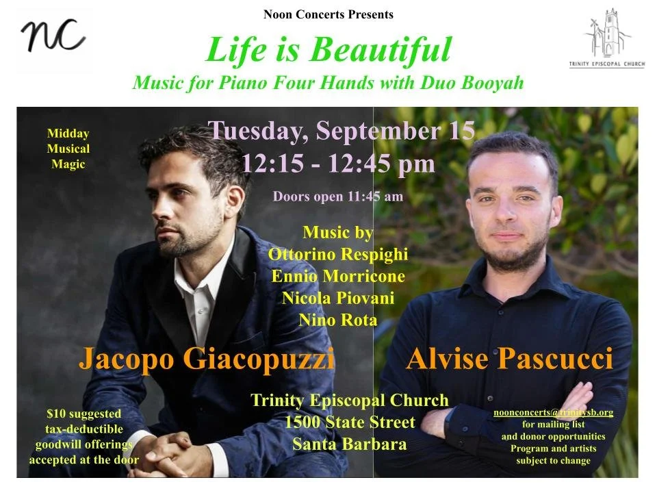 Noon Concert: Life Is Beautiful