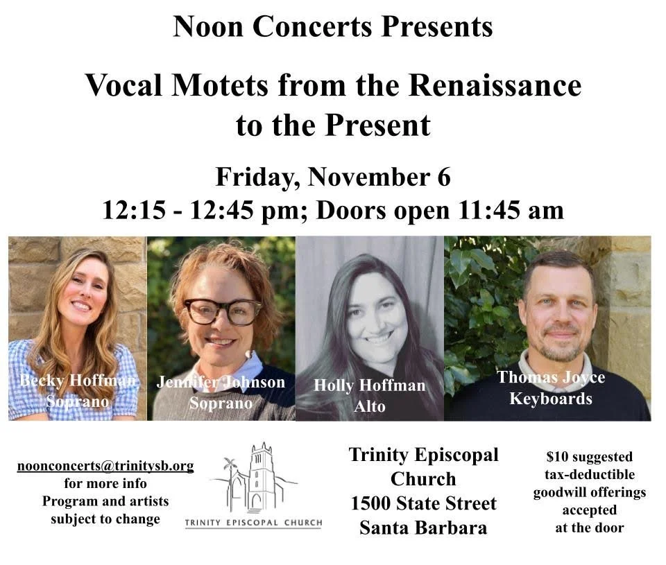 Noon Concert: Vocal Motets from the Renaissance to the Present