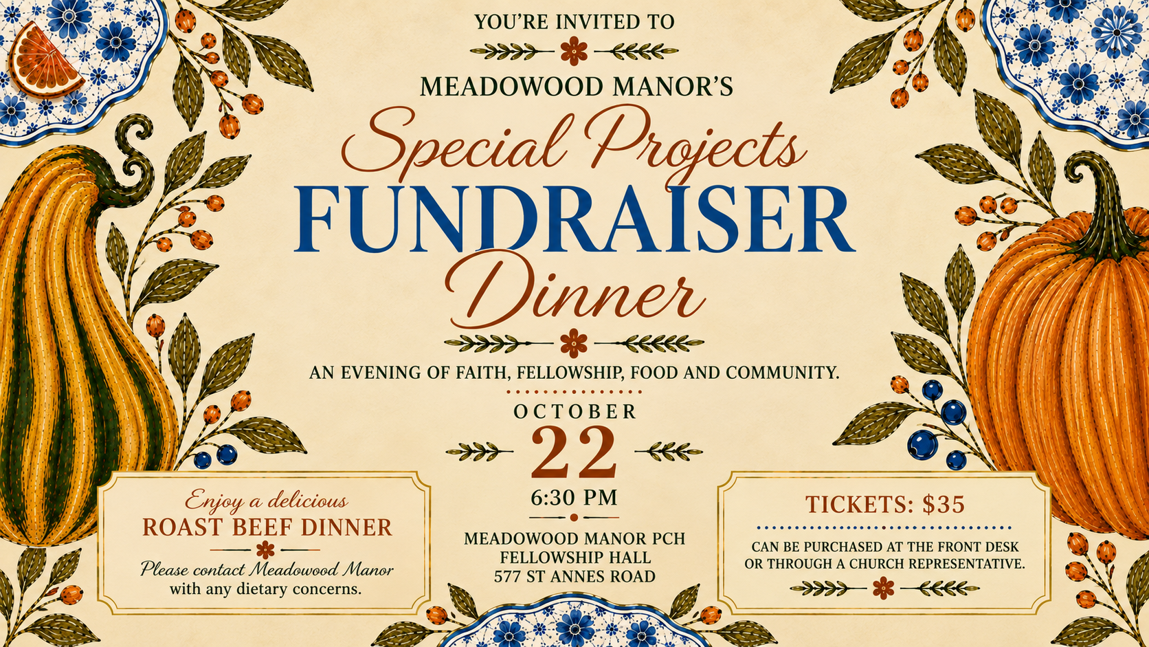 Special Projects Fundraiser Dinner 