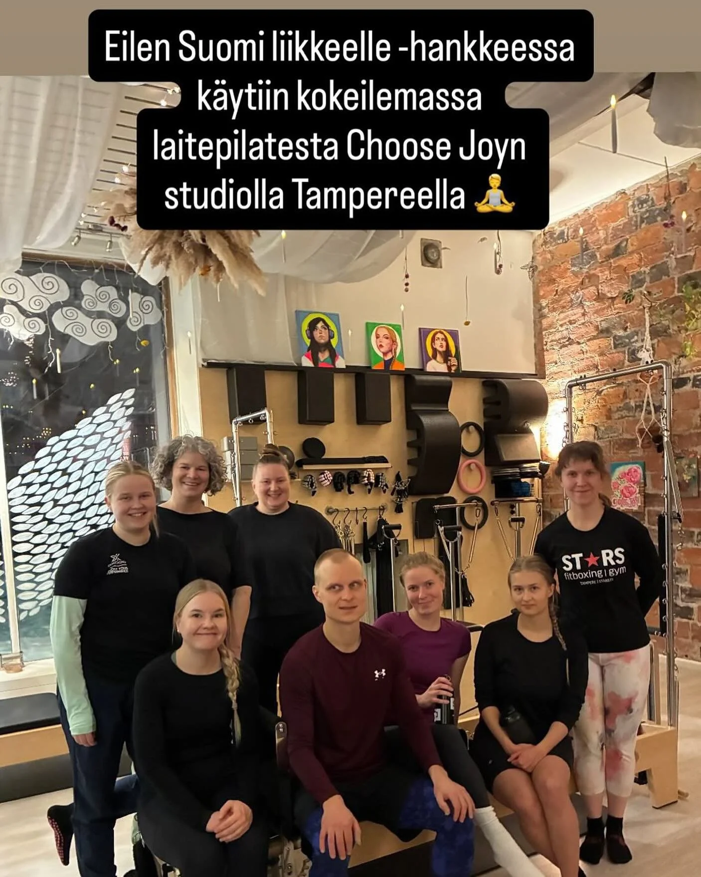 Eilen meill&auml; (Raquel &amp; Erika) oli todella upea tilaisuus pit&auml;&auml; laitepilates tunti ensikertalaisille yhteisty&ouml;ss&auml;  @skul1920 Suomen Kuurojen Urheiluliitton kanssa. Meit&auml; oli 2 ohjaajaa, 2 tulkkia ja 6 osallistujaa ken