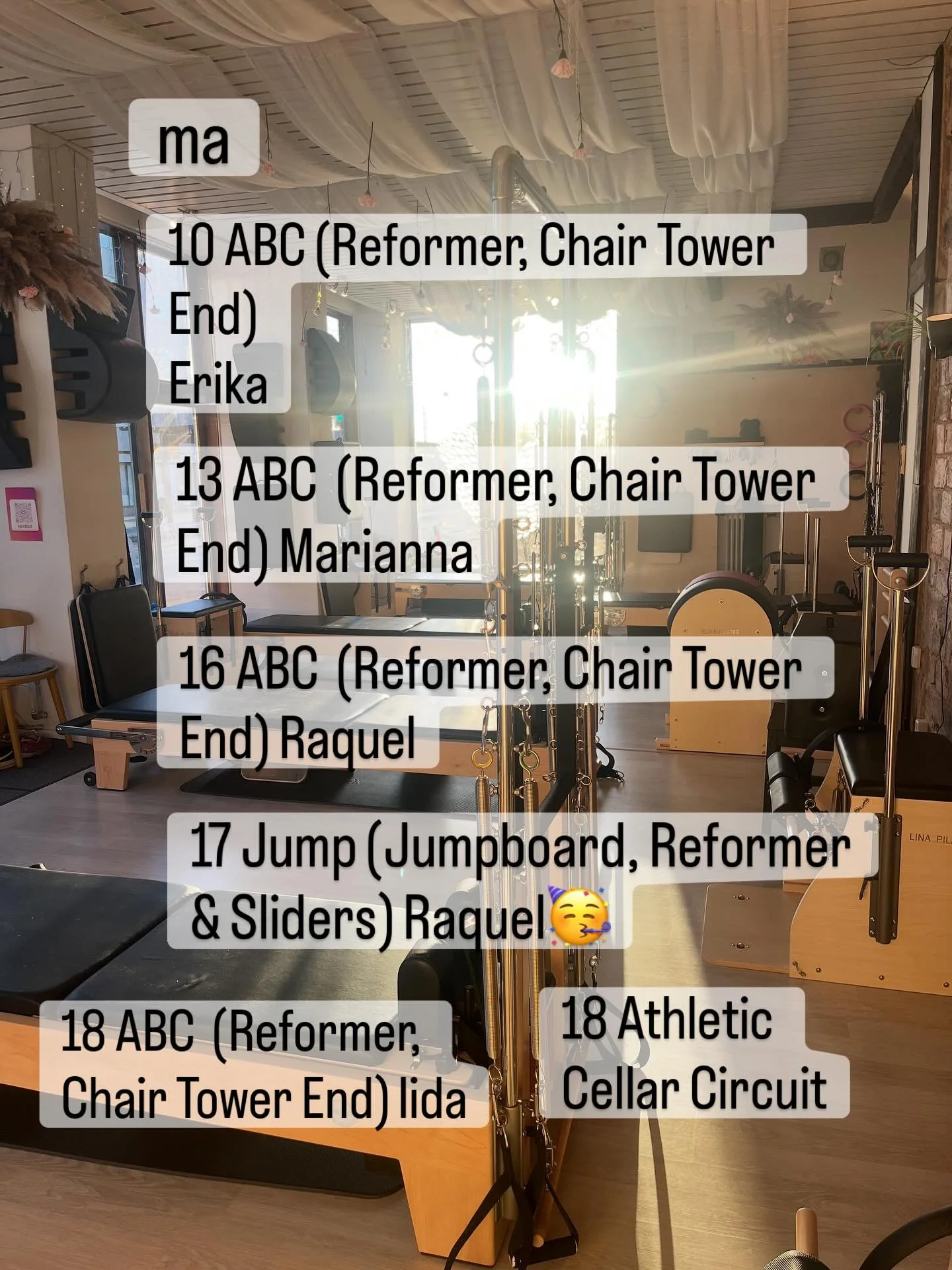 Milt&auml; alkuviikkosi n&auml;ytt&auml;&auml;? Varaa paikkasi. Jos laitepilates on sinulle uutta kannattaa aloittaa vaikka ABC tunnilla. Jos Reformer on sinulle tuttu laite kannattaa tulla meille laajentaa kokemusta muihin laitteisiin. 🙌#laitepilat