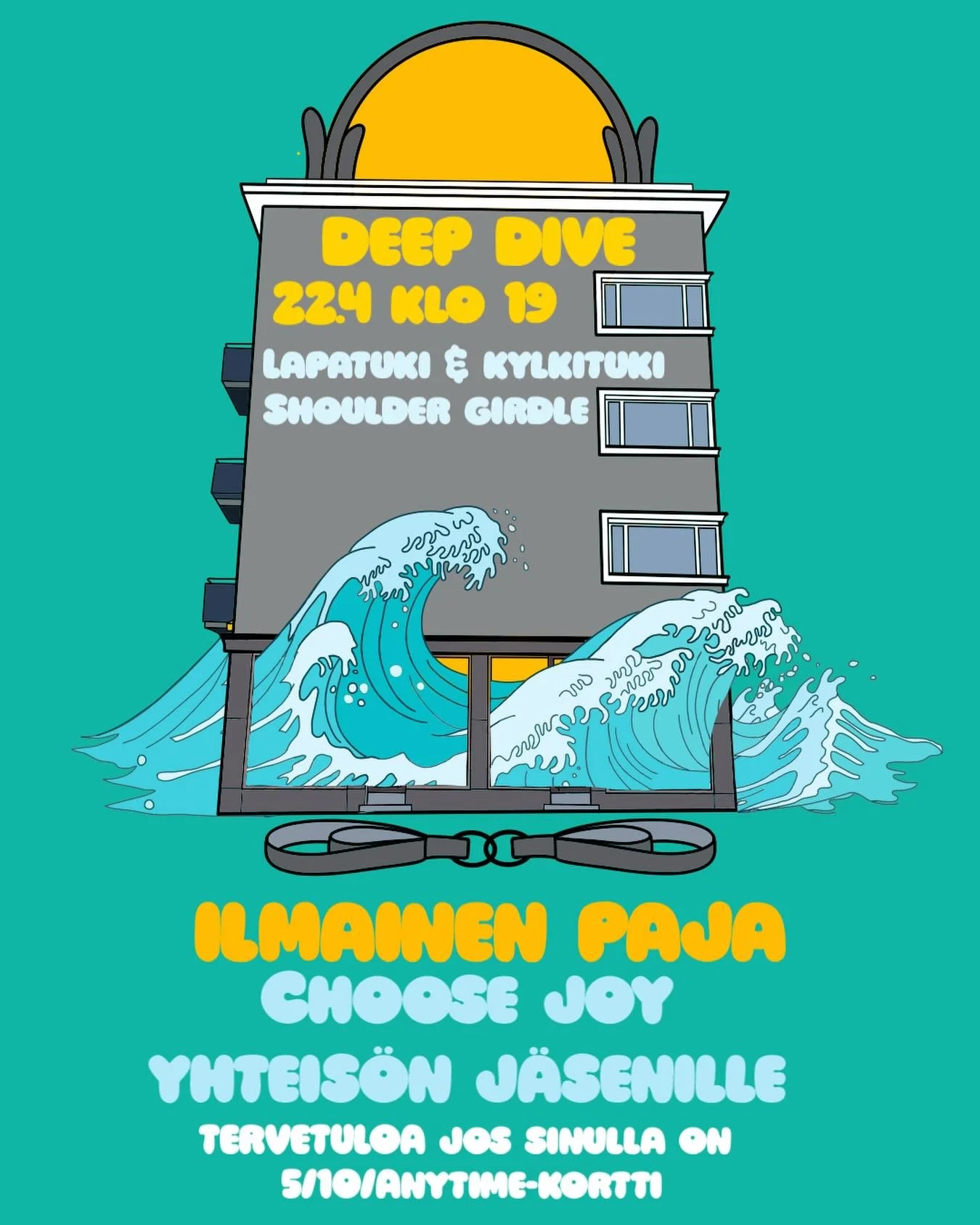 Huhtikuun ilmainen Deep Dive-paja Choose Joyn j&auml;senille 22.4 klo 19 teema on lapatuki &amp; kylkituki 🤩. Ollaan saatu niin paljon hyv&auml;&auml; palautetta n&auml;ist&auml; teema ty&ouml;pajoista. Erika yhdist&auml;&auml; h&auml;nen kokemus ja