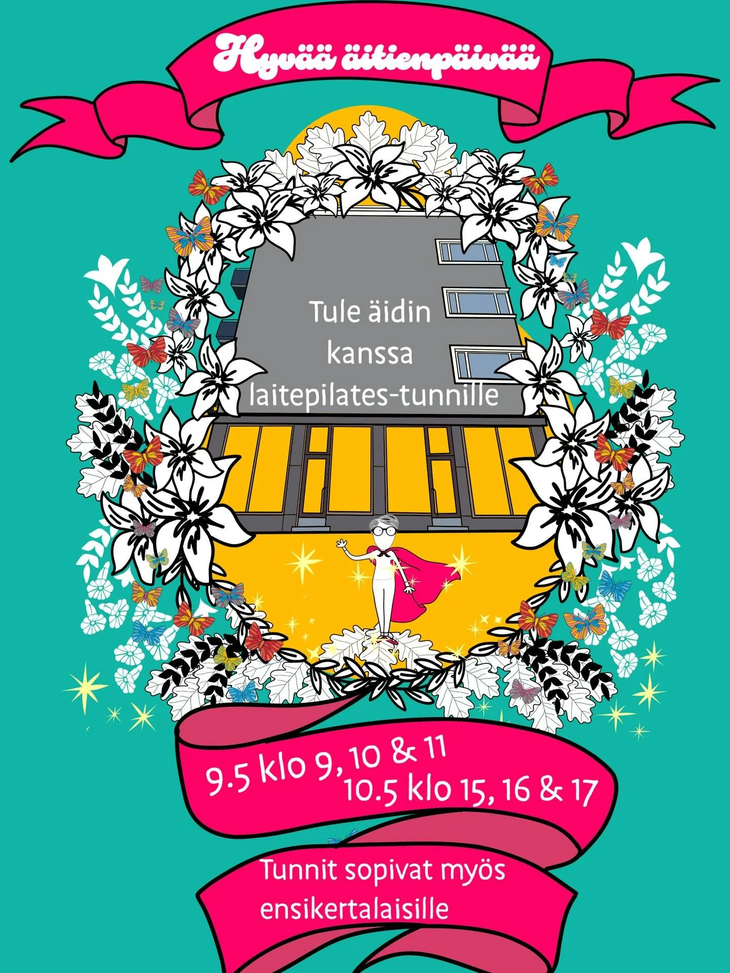 Miten olisi laitepilates &Auml;itienp&auml;iv&auml;n&auml; &mdash;hetki itselle, keholle ja mielelle. Vahvistaa, rentouttaa ja tuo hyv&auml;n olon! 

Anna t&auml;n&auml; vuonna lahjaksi aikaa ja hyv&auml;&auml; oloa 💛

👉 Varaa paikka nyt ja yll&aum