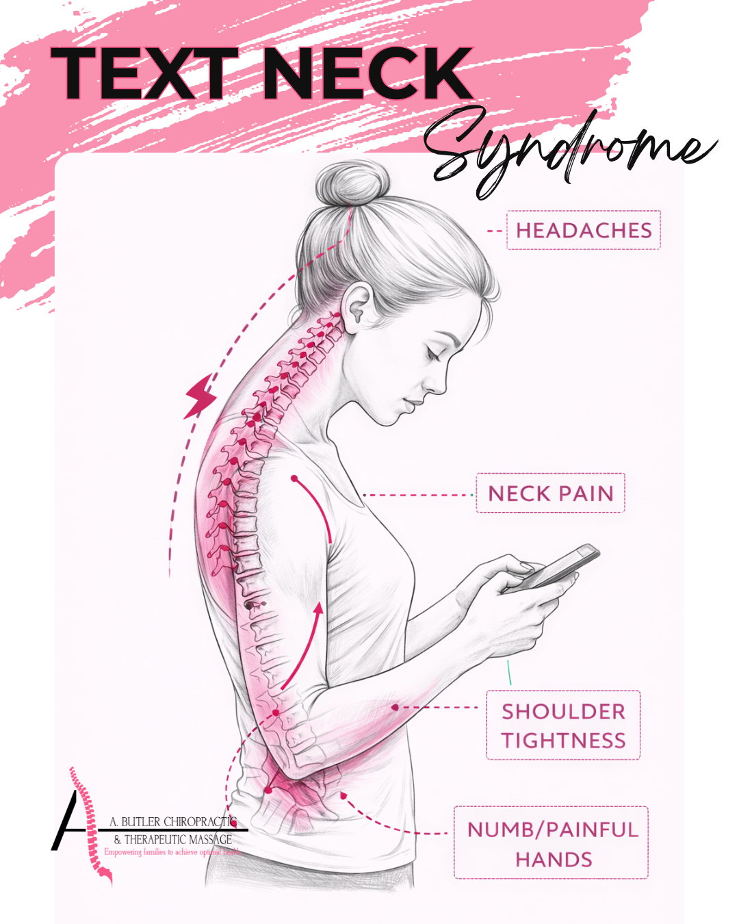 Text Neck Syndrome Is a REAL Thing (And It’s Not Just a Teen Problem)